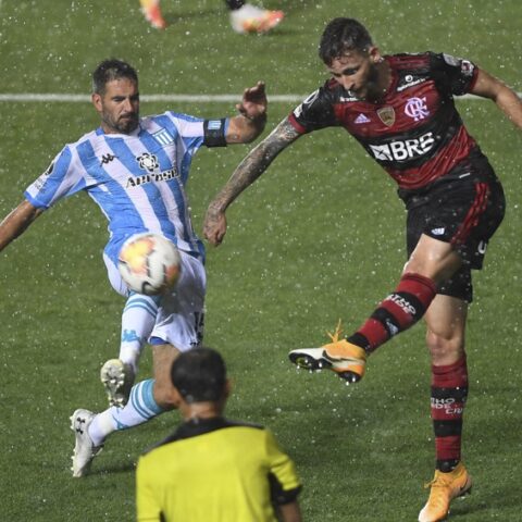 Racing se clasificó a cuartos de la Libertadores por penales y eliminó al campeón Flamengo