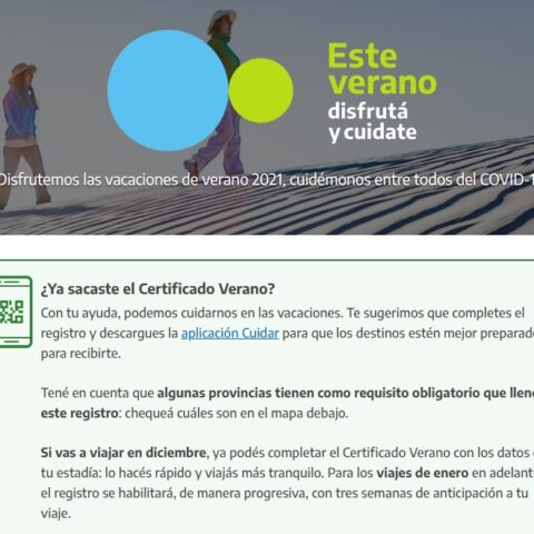 Cómo tramitar los certificados para vacacionar y en qué lugares los piden