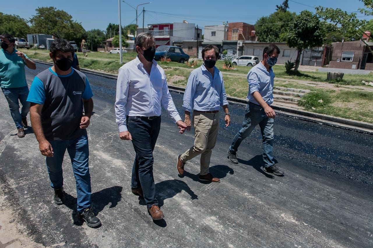 Finalizan la pavimentación de un tramo de calle Ituzaingó