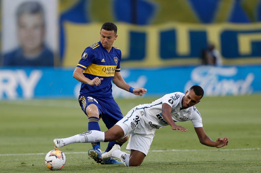 Boca empató sin goles con Santos y el pase a la final de la Libertadores quedó abierto