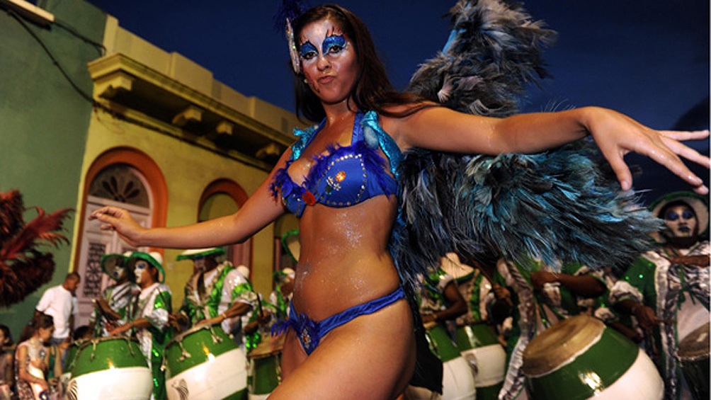 El Parque Rodó es la sede del carnaval montevideano.