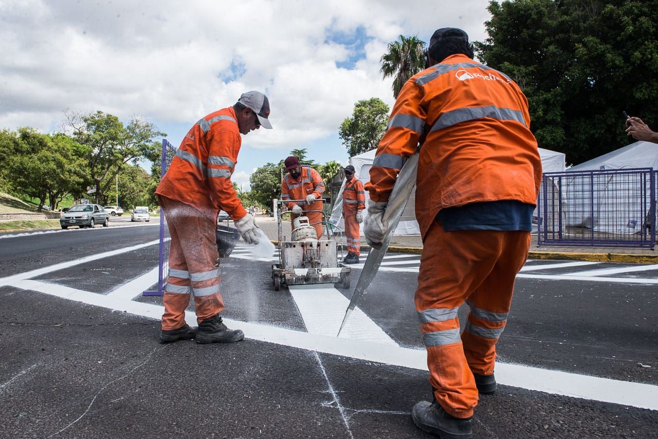 Iniciaron los trabajos de la primera etapa de la Bicivía Iniciaron los trabajos de la primera etapa de la Bicivía