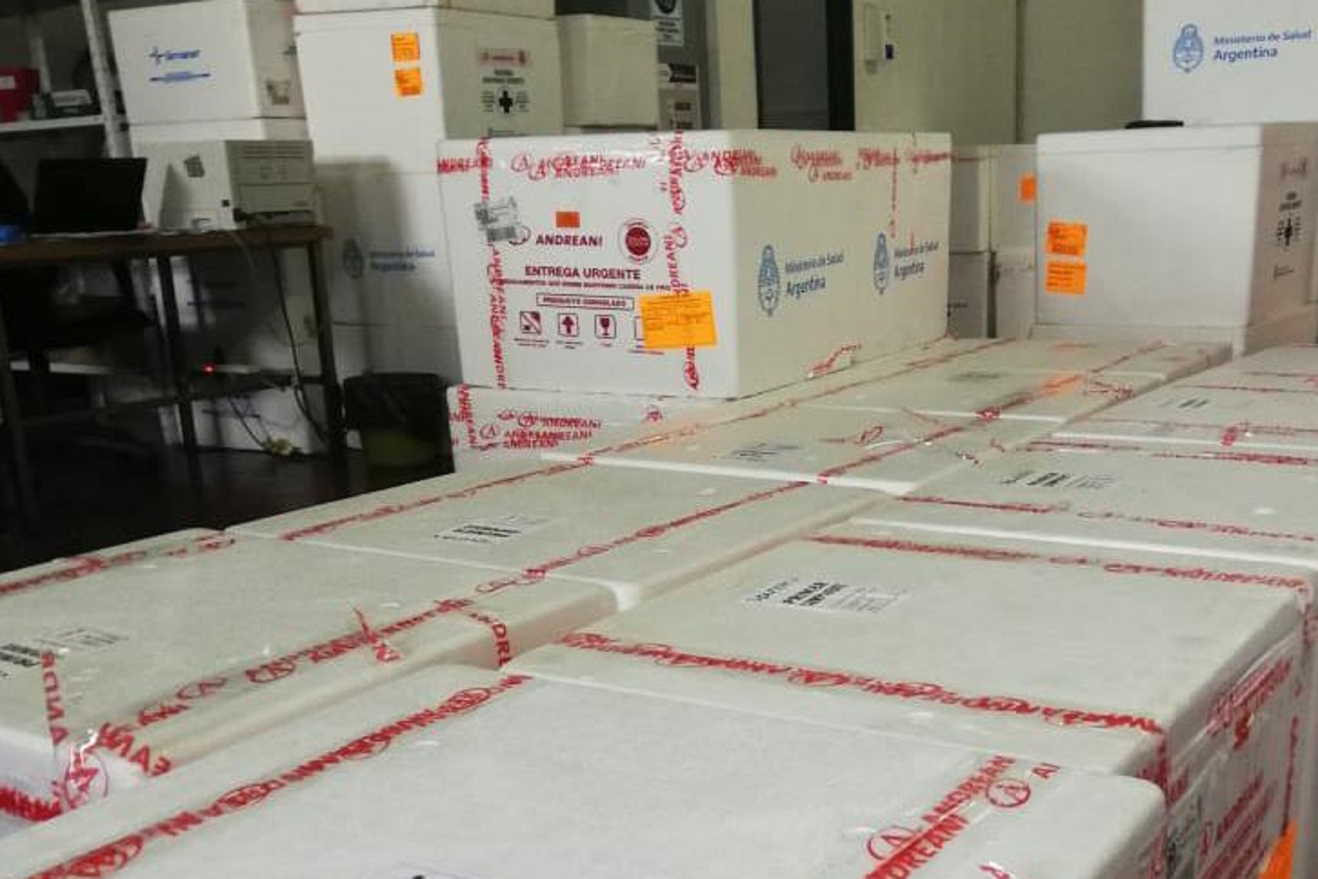 Llegaron otras 25.000 dosis de Sinopharm y Sputnik este fin de semana Llegaron otras 25.000 dosis de Sinopharm y Sputnik este fin de semana