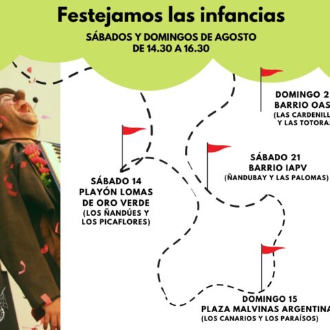 Este fin de semana festejamos la niñez con arte y juegos en Oro Verde