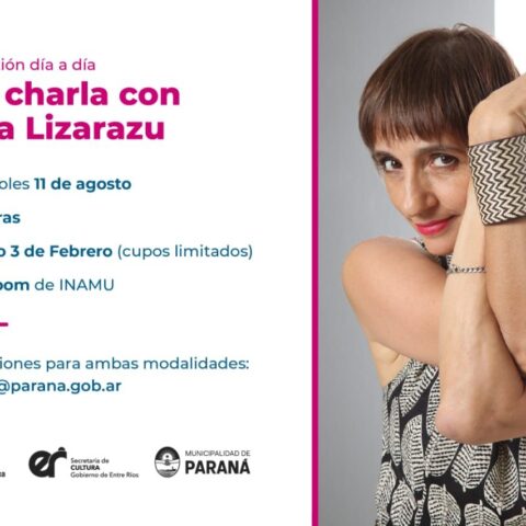 Hilda Lizarazu brindará una charla virtual que se podrá ver en el Teatro 3 de Febrero
