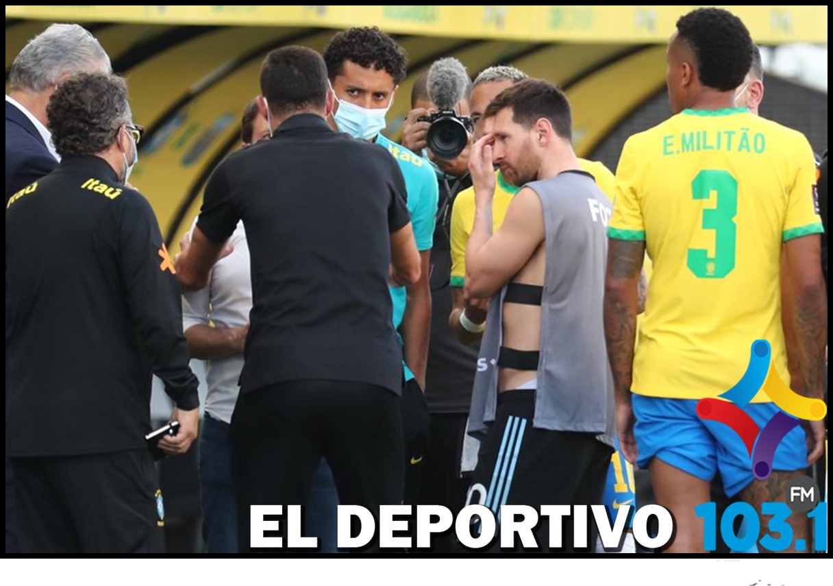 Papelón Mundial: Argentina vs Brasil fue suspendido por autoridades sanitarias