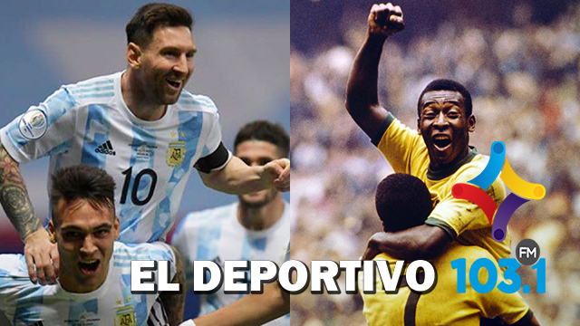 Messi va por Pelé Messi va por Pelé