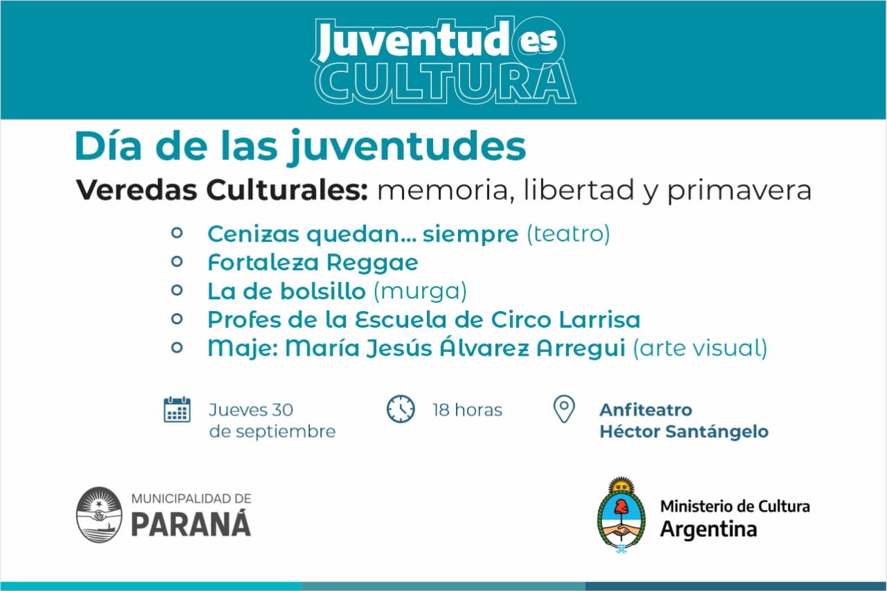 Invitan a un Festival para las Juventudes en el Anfiteatro Invitan a un Festival para las Juventudes en el Anfiteatro