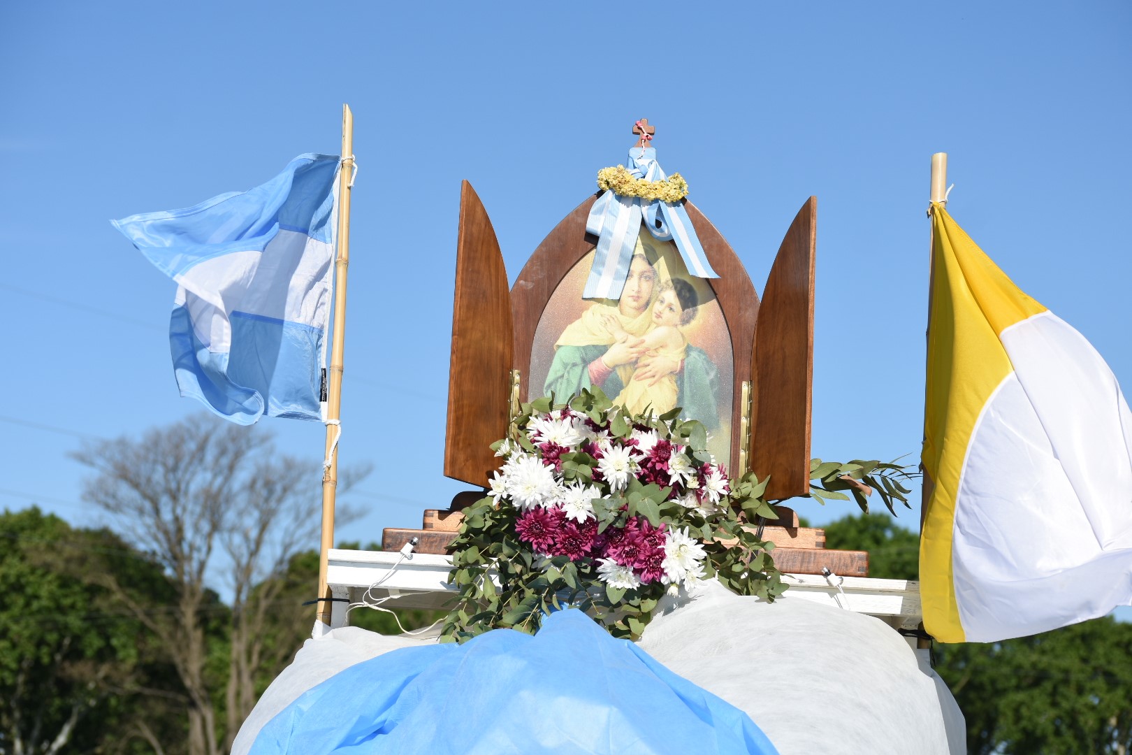 El Municipio acompaña la peregrinación Hasenkamp – Paraná