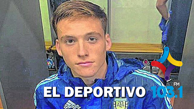 Jabes Saralegui, con la Selección Argentina Sub 20