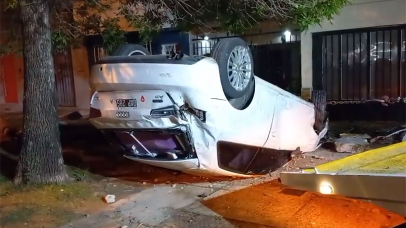 Accidente fatal en Calle Santos Dominguez