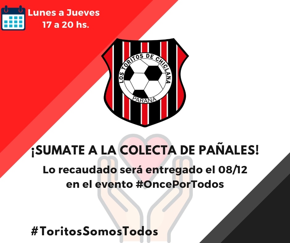 Toritos convoca a una colecta de pañales Toritos convoca a una colecta de pañales