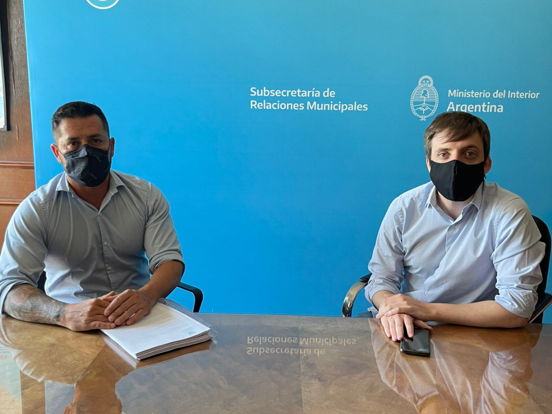 El Intendente Oscar Toledo llevó adelante gestiones en el Ministerio del Interior