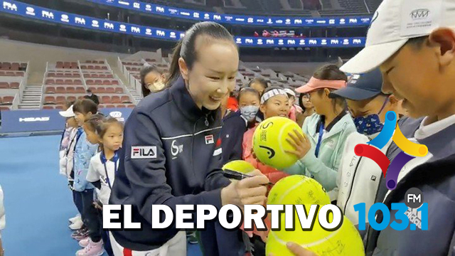 Apareció la tenista Peng Shuai