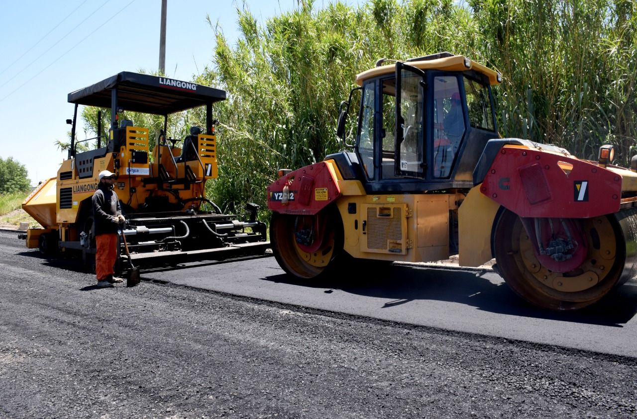 Finalizan la repavimentación de un tramo de calle Jorge Newbery