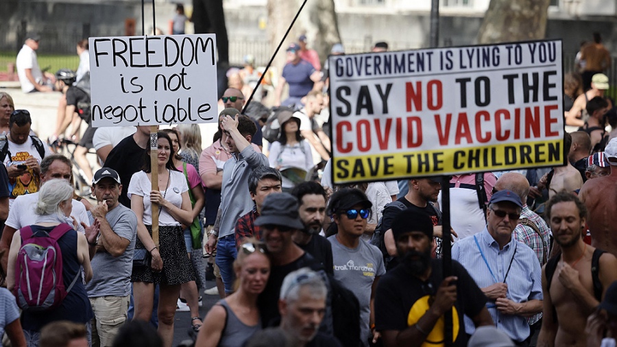 El trabajo de los movimientos antivacunas no consiste en convencer a la gente sino confundirlos acerca de los hechos Foto AFP