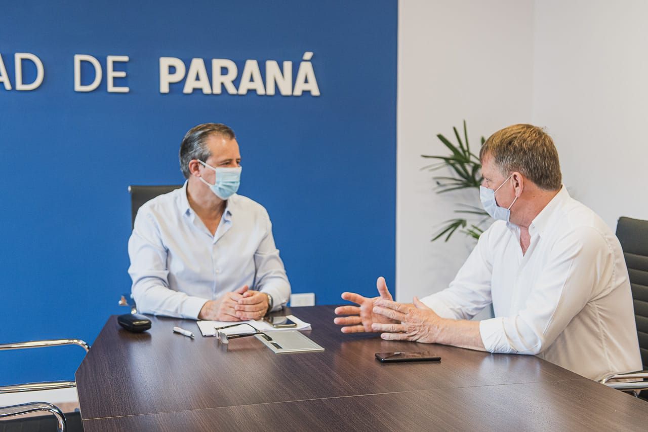 Bahl y Koch analizaron el avance de obras en Paraná
