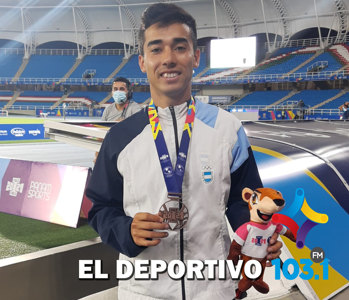 Bronce de Tomas Vega en los 3000 con obstaculos Bronce de Tomas Vega en los 3000 con obstaculos