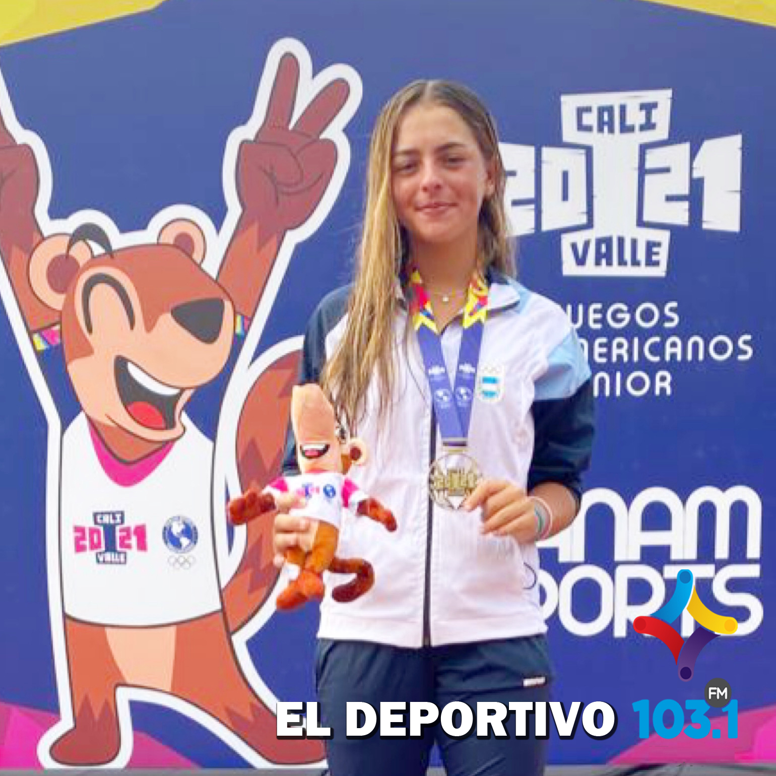 Luciana Moyano, fue medalla de Oro en Individual