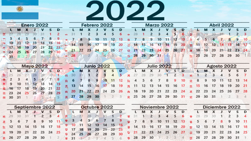 Para 2022, habrá cuatro fines de semanas extra largos Para 2022, habrá cuatro fines de semanas extra largos