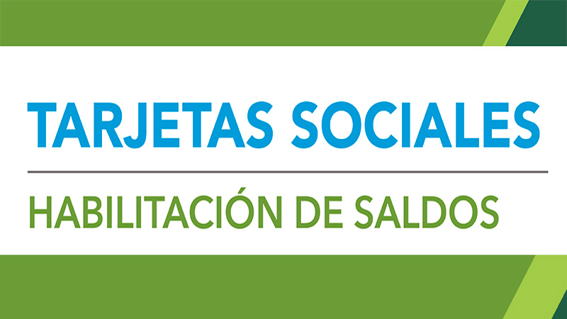 Este miércoles se acreditan las tarjetas sociales Este miércoles se acreditan las tarjetas sociales