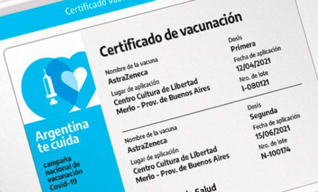 El pase sanitario Covid-19 estará listo esta semana El pase sanitario Covid-19 estará listo esta semana
