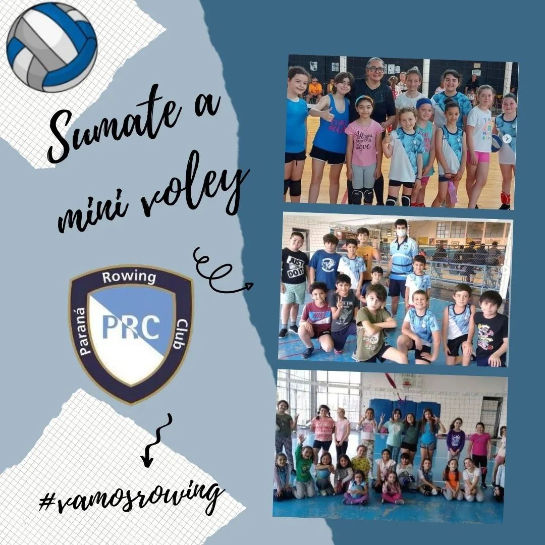 Convocatoria al Mini Vóley en Rowing