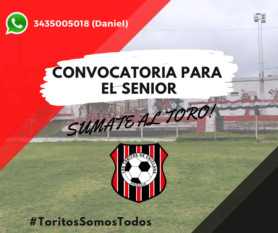 Convocatoria para el Senior de Toritos