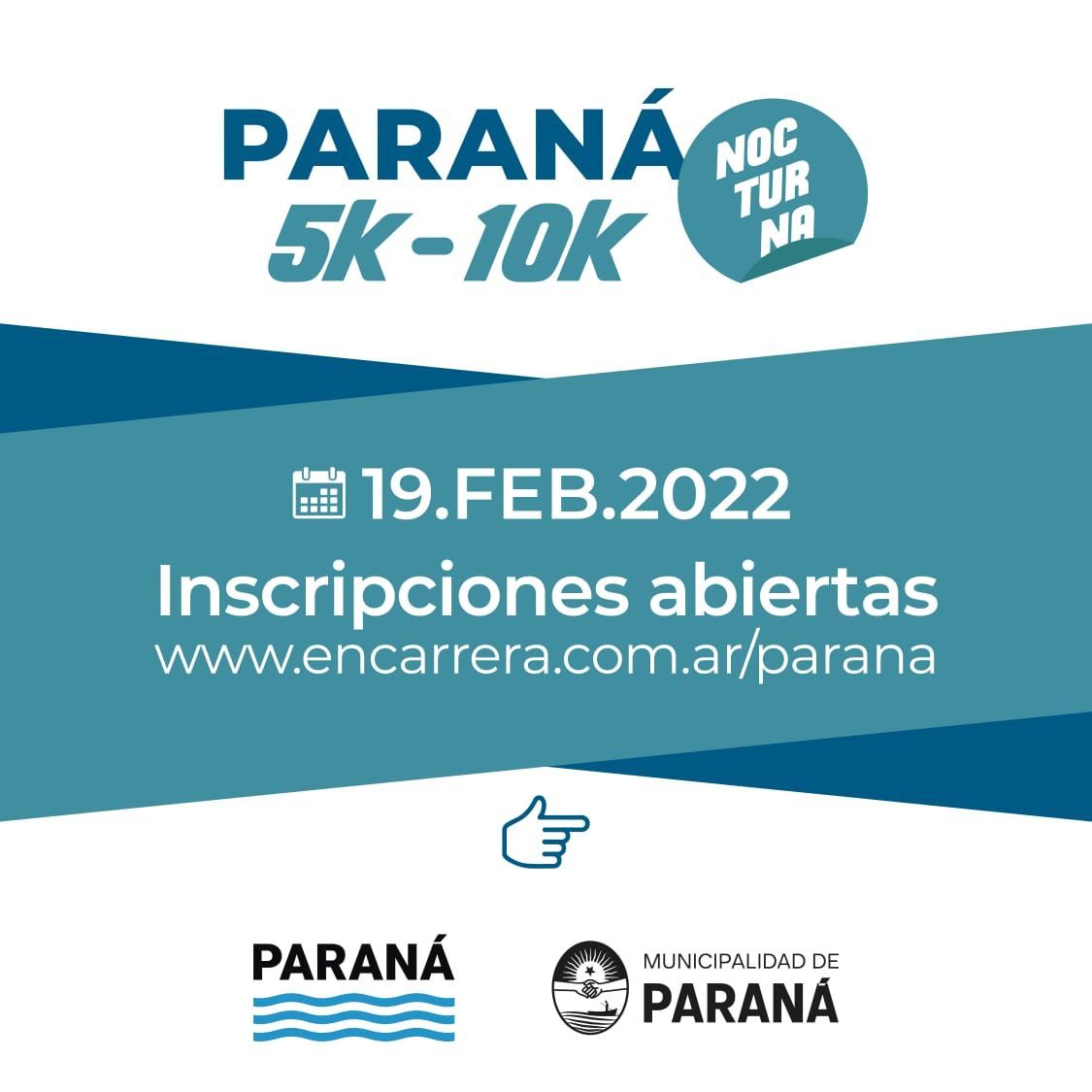 Invitan a la primera Carrera Nocturna Ciudad de Paraná Invitan a la primera Carrera Nocturna Ciudad de Paraná