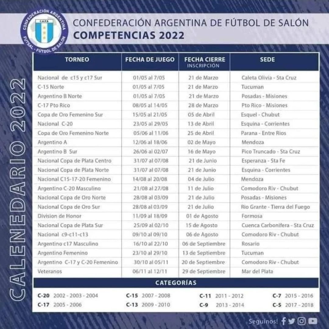 Ya hay calendario Ya hay calendario