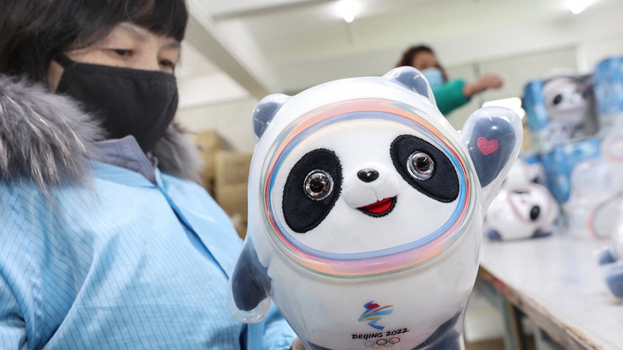 Furor total por la mascota de los Juegos Olímpicos de Invierno Beijing 2022