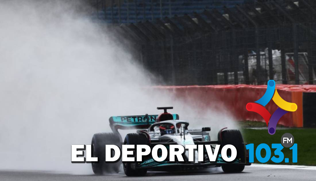 Mercedes giró con el W13 en Silverstone