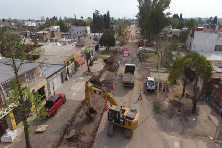 Avanza la obra integral en avenida Zanni