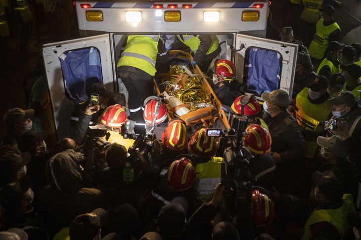 Tras ser rescatado del pozo, Rayan se descompensó y murió durante el traslado al hospital