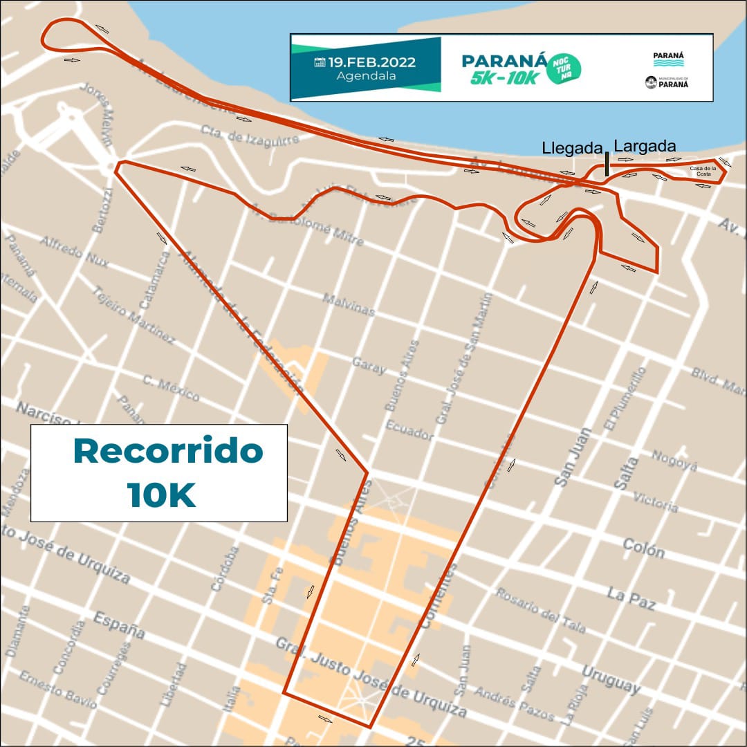 Este sábado se realiza la primera carrera nocturna Ciudad de Paraná Este sábado se realiza la primera carrera nocturna Ciudad de Paraná