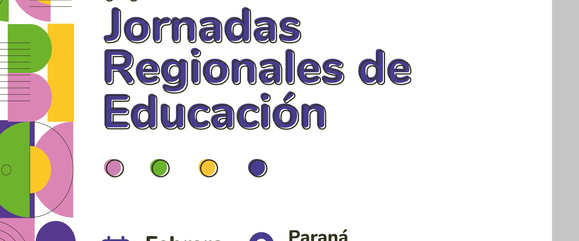 Comienzan las Jornadas Regionales de Educación Comienzan las Jornadas Regionales de Educación