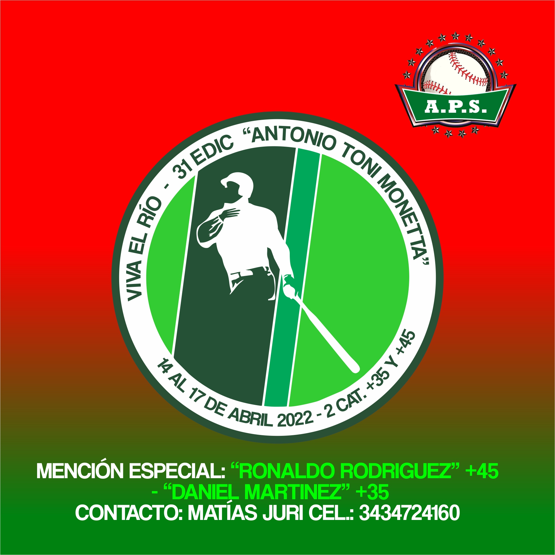 Se viene el «Antonio Toni Monetta»