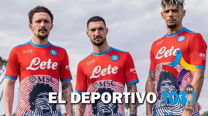Napoli estrenará una nueva camiseta en homenaje a Maradona