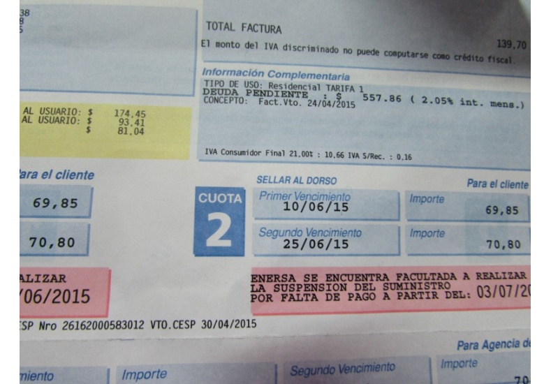 Hasta el 30 de abril hay tiempo para regularizar las deudas con Enersa Hasta el 30 de abril hay tiempo para regularizar las deudas con Enersa