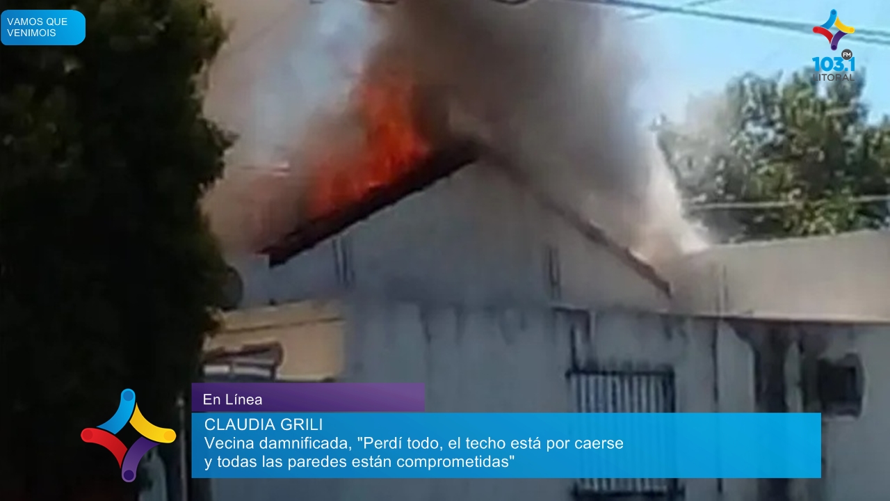 Vecina afectada por incendio solicita ayuda desesperadamente