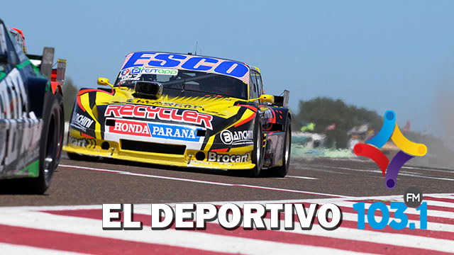 Agustín Martínez fue escolta en la final del TC Pista