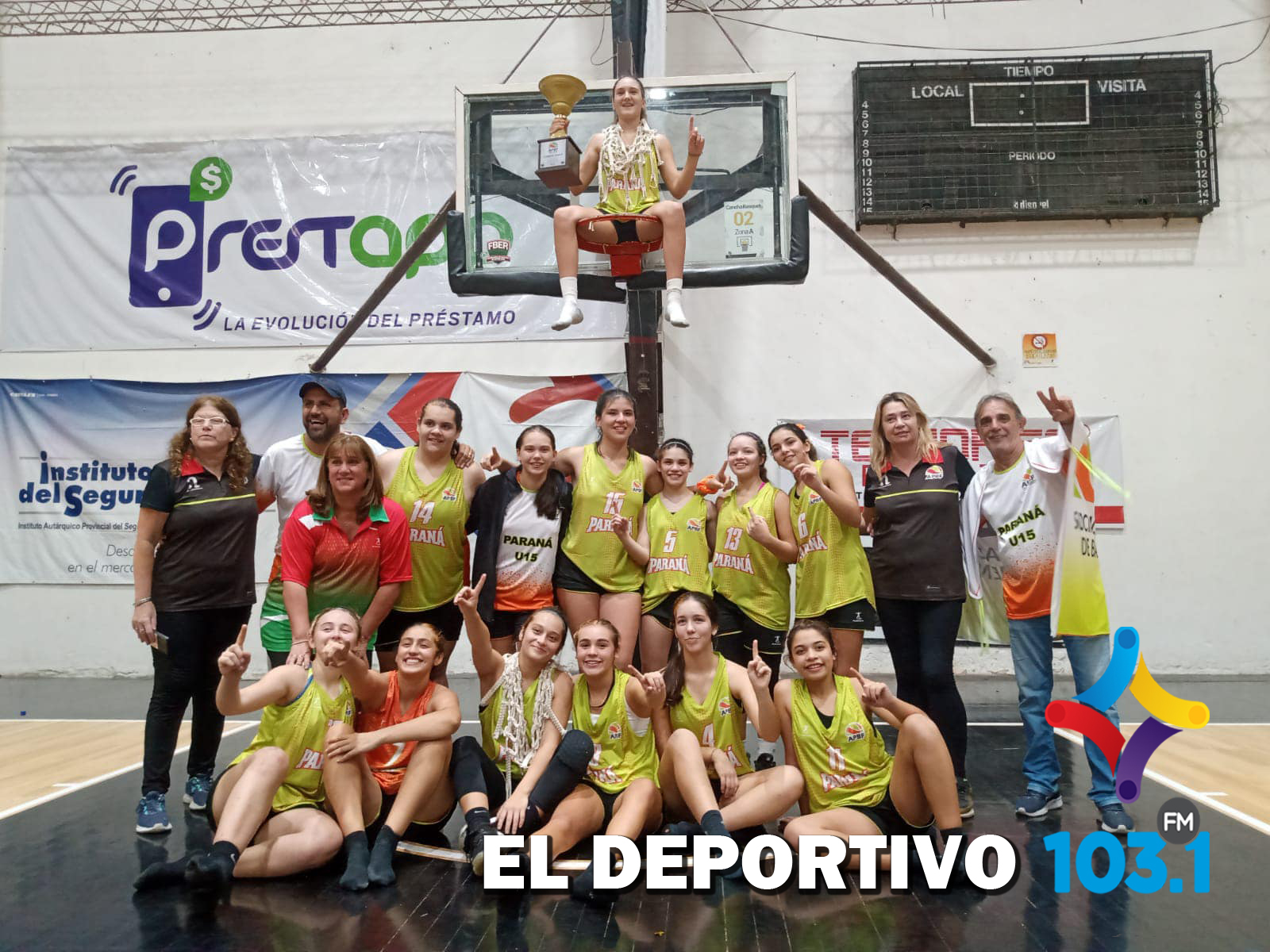Paraná retuvo la corona en el Entrerriano Femenino U15 Paraná retuvo la corona en el Entrerriano Femenino U15