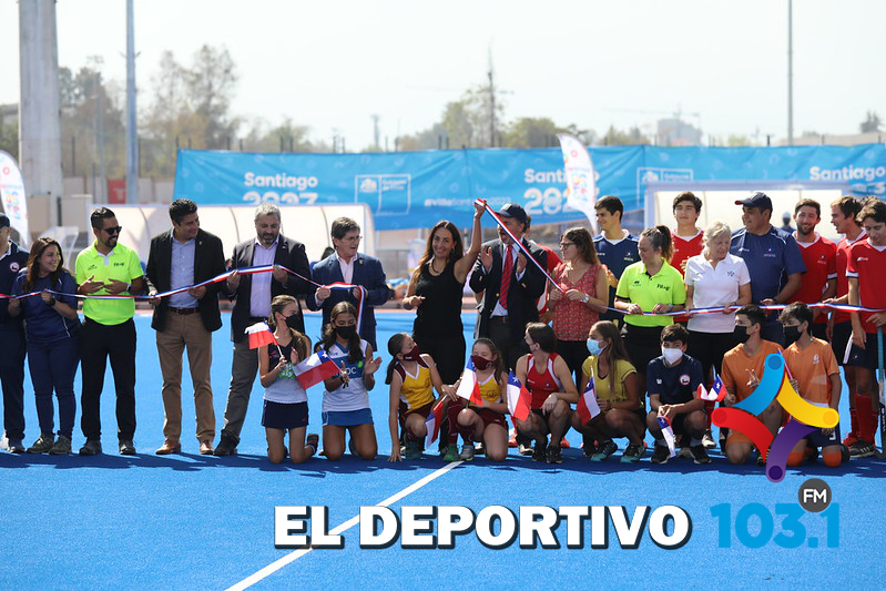 Se inauguró el centro de entrenamientos y competencias de hockey de Santiago 2023 Se inauguró el centro de entrenamientos y competencias de hockey de Santiago 2023