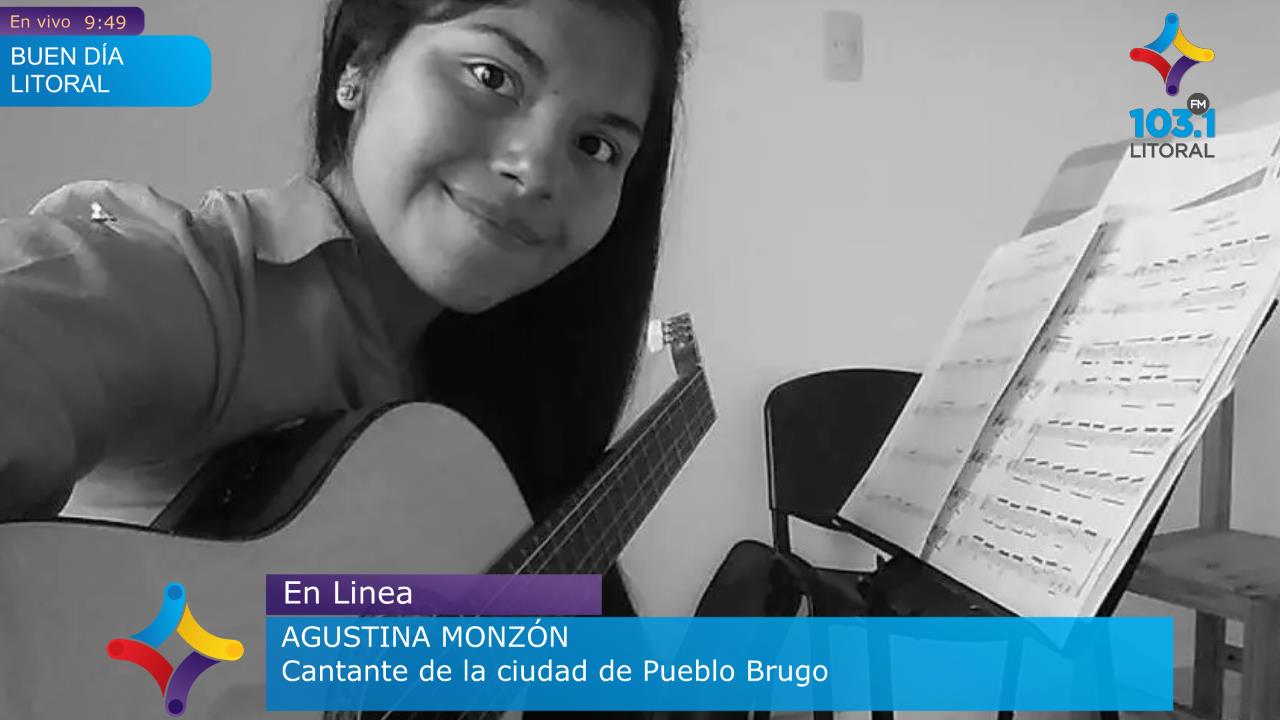Agustina Monzón le canta a Pueblo Brugo Agustina Monzón le canta a Pueblo Brugo
