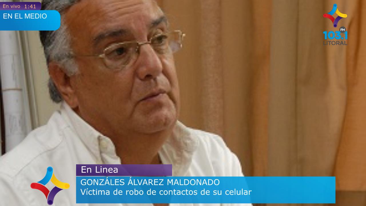 Dirigente entrerriano fue víctima del robo de los contactos de celular Dirigente entrerriano fue víctima del robo de los contactos de celular