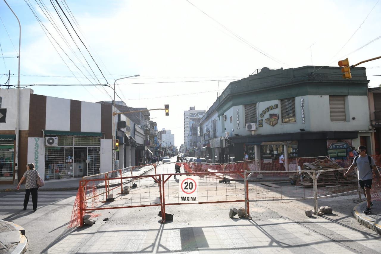 Habilitan el tránsito en calle Alem Habilitan el tránsito en calle Alem