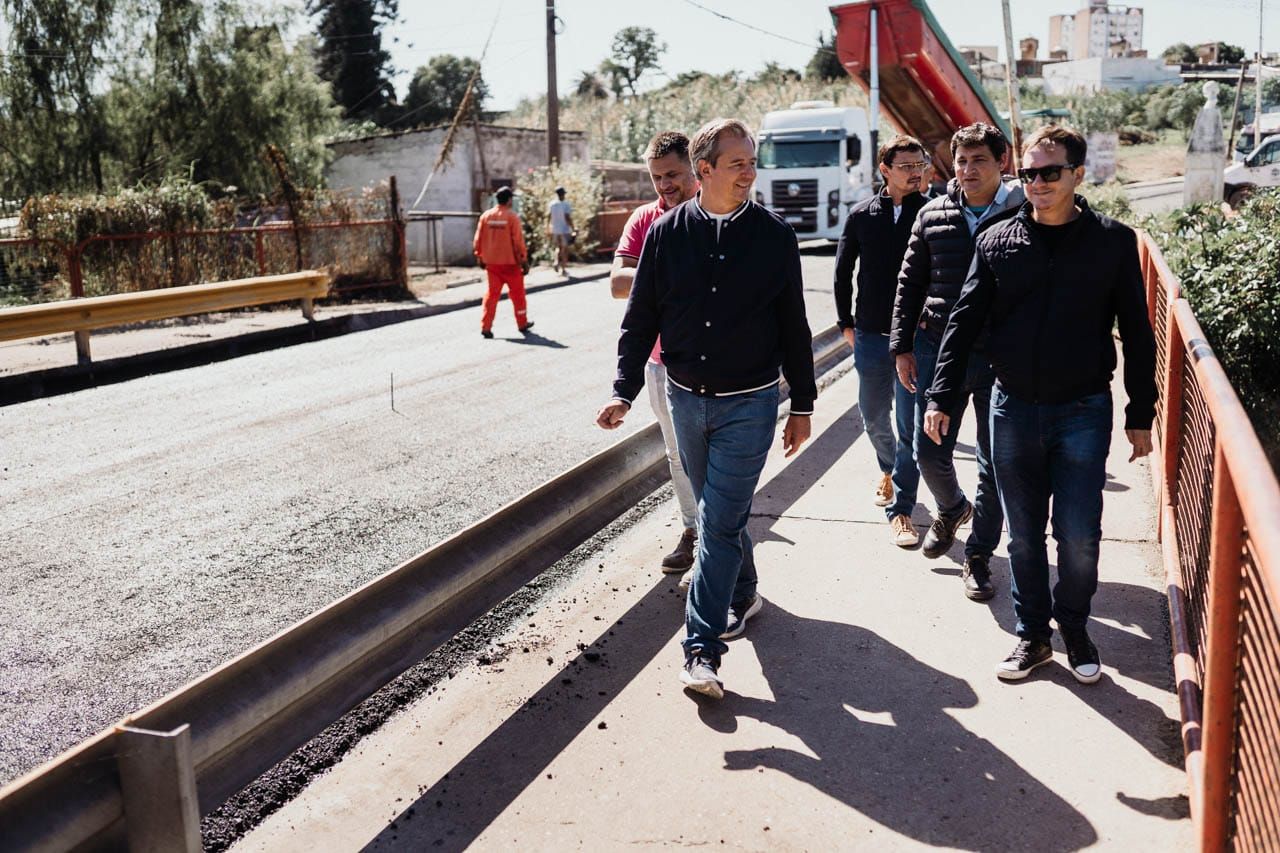 Concluyen los trabajos sobre calle Florencio Sánchez en el puente Eva Perón y habilitan el tránsito Concluyen los trabajos sobre calle Florencio Sánchez en el puente Eva Perón y habilitan el tránsito