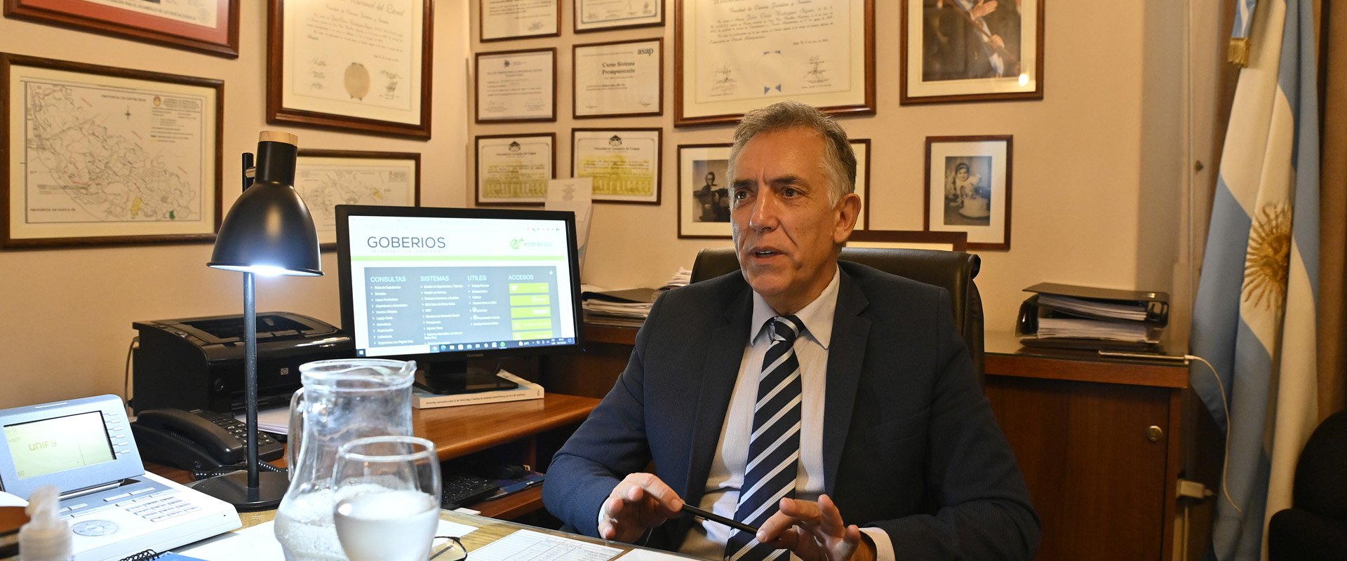 El fiscal de Estado fue designado vocal en el Ente Nacional de Control y Gestión de la Vía Navegable