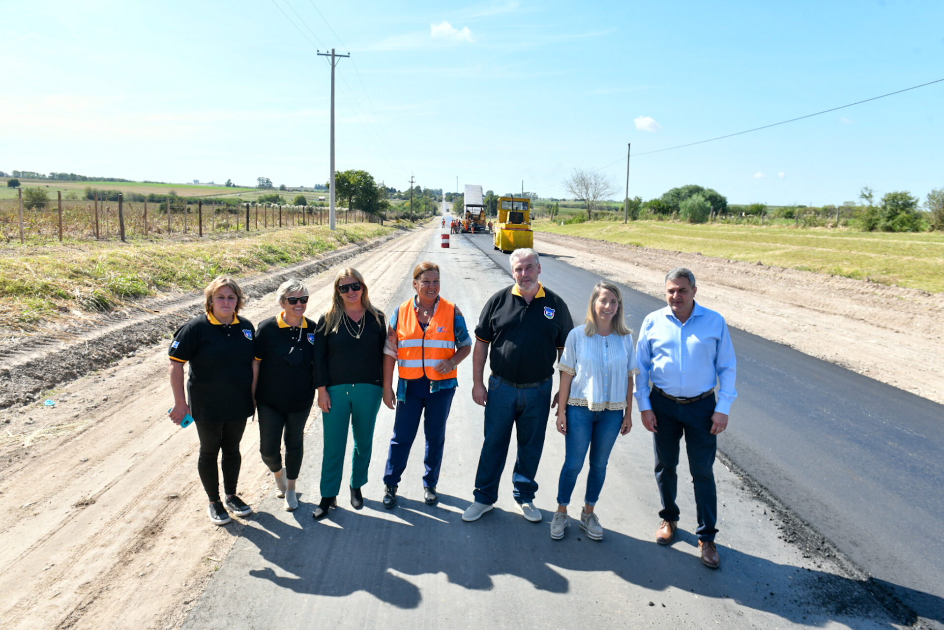 Stratta recorrió la obra del acceso a Aldea Protestante
