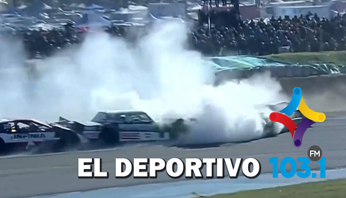 Múltiple accidente en la final del TC